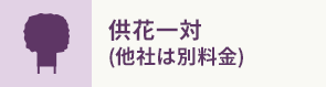 供花一対 (他社は別料金)