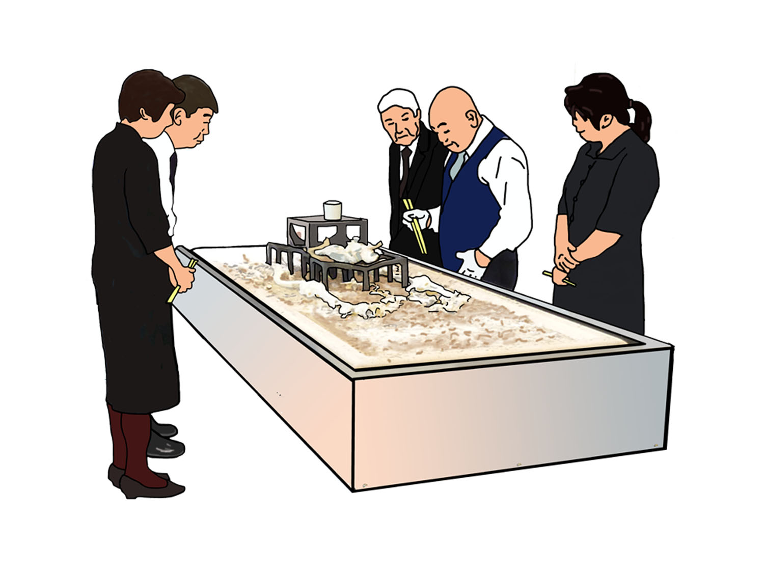 家族葬と一般的な普通のお葬式との違い